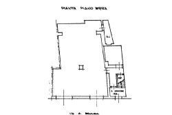 Pianta fondo commerciale via braga